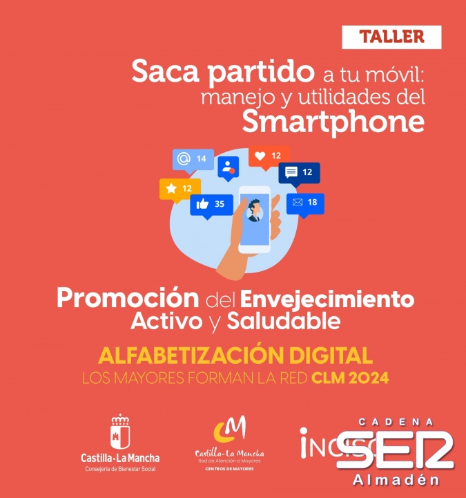 Taller 'Saca Partido a tu Smartphone' en el Centro de Mayores de Almadén