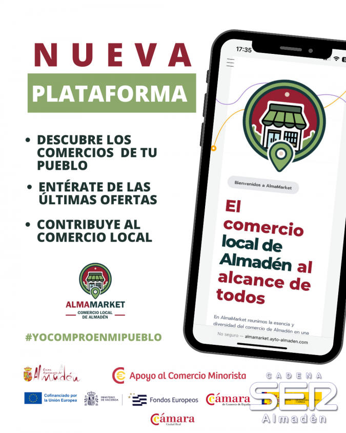El Ayuntamiento de Almadén lanza la plataforma 'Almamarket'