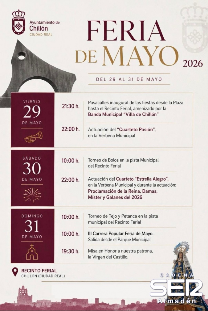 Entrevista: Mañana se inaugura la Feria de Chillón en honor a la Virgen del Castillo