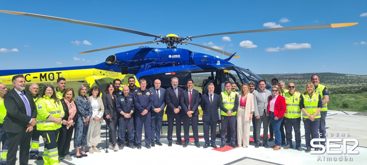 Almadén ya tiene helipuerto nocturno