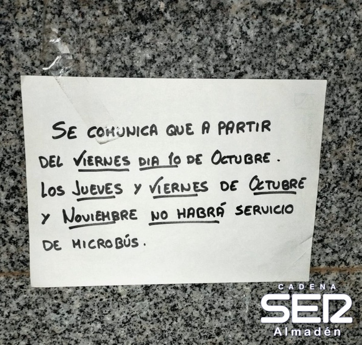 El alcalde de Almodóvar deja sin autobús a la aldea de San Benito dos días a la semana
