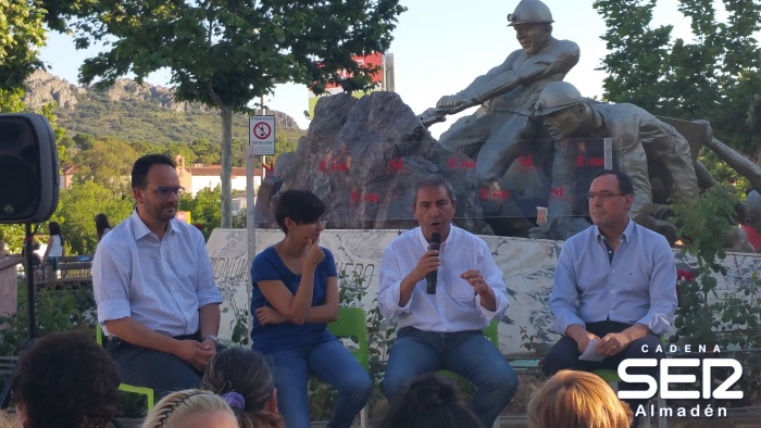 Antonio Hernando en Almadén: “El 26J tendremos un Presidente del Gobierno valiente llamado Pedro Sánchez”