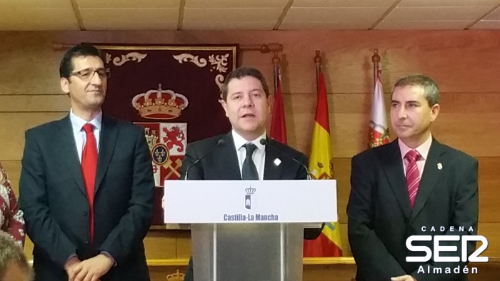 El Presidente de CLM Emiliano García-Page anuncia el "Plan Almadén" para el desarrollo de nuestra comarca