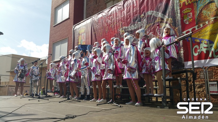 Carnaval Almadén 2016. Actuación Comparsa "Las Revolucionarias, A millones de Años del Hg"