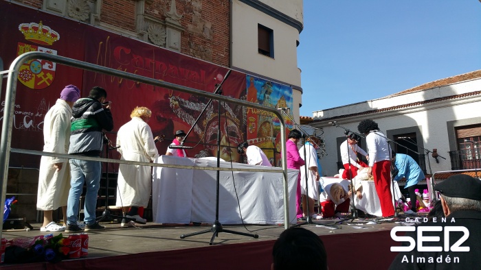 Carnaval Almadén 2016. Actuación Agrupación No Local "El Chinchón", Daimiel