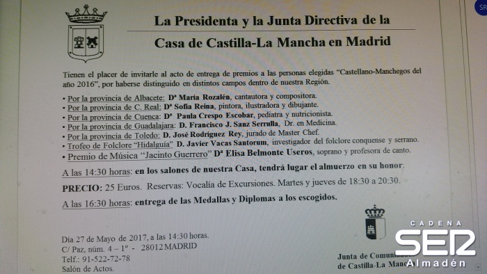 Sofia Reina será nombrada Castellano-manchega del año