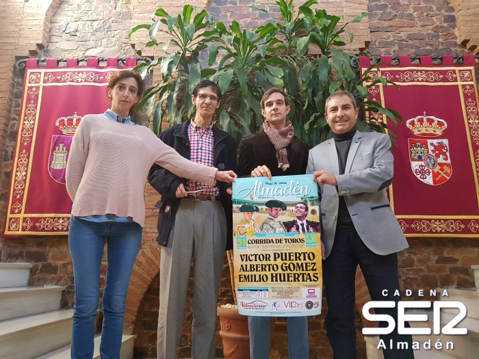 Presentado el cartel de la corrida de toros de Almadén para el 31 de marzo