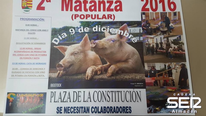 Guadalmez celebra su II Matanza Popular