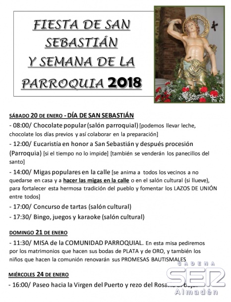 Guadalmez celebra su fiesta en honor a San Sebastián