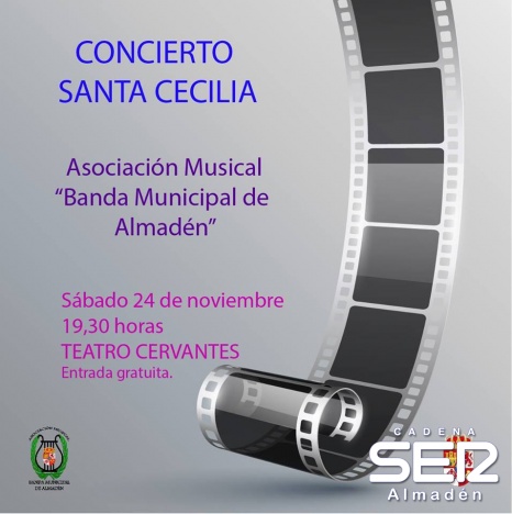 Concierto Santa Cecilia 2018 este sábado en Almadén