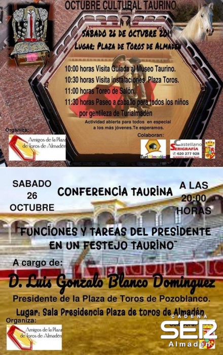 Octubre Cultural Taurino en Almadén