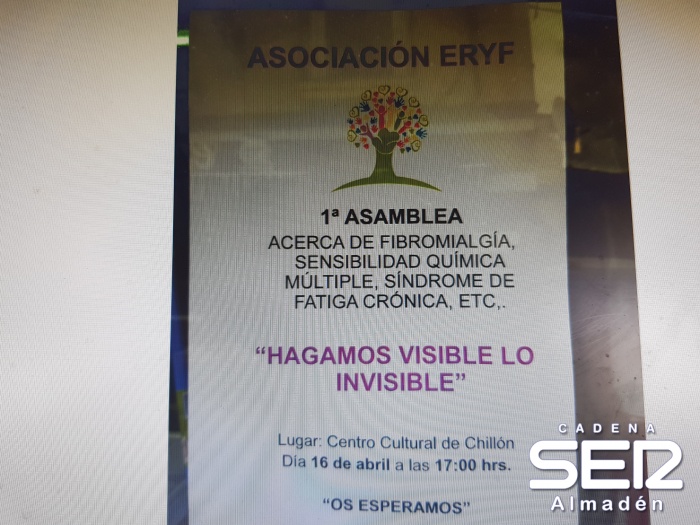 Mañana se presenta en Chillón la Asociación de Enfermedades Raras "ERYF"