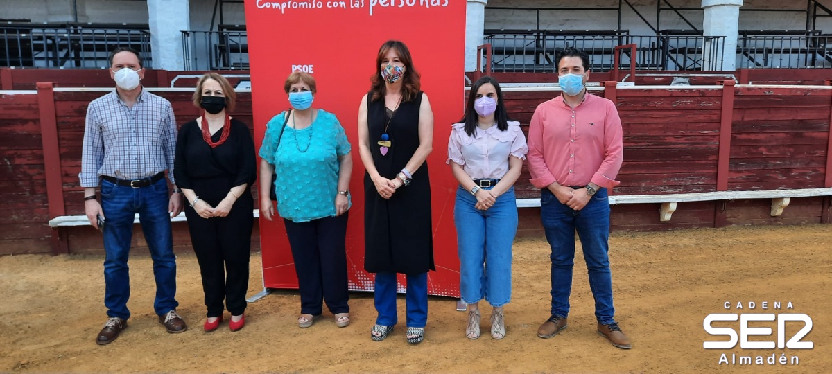 Blanca Fernández destaca en Almadén la lección de responsabilidad que ha dado la ciudadanía durante toda la pandemia