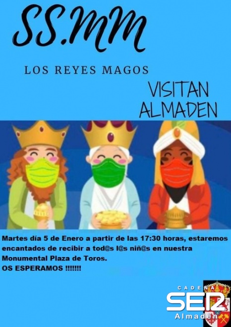 Una cabalgata estática en la Plaza de Toros será la parada que realizarán los Reyes Magos en Almadén
