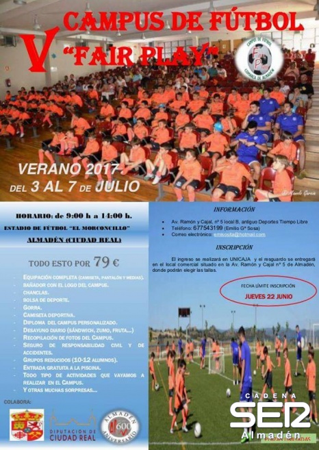 V Campus de fútbol "Fair Play" de Almadén
