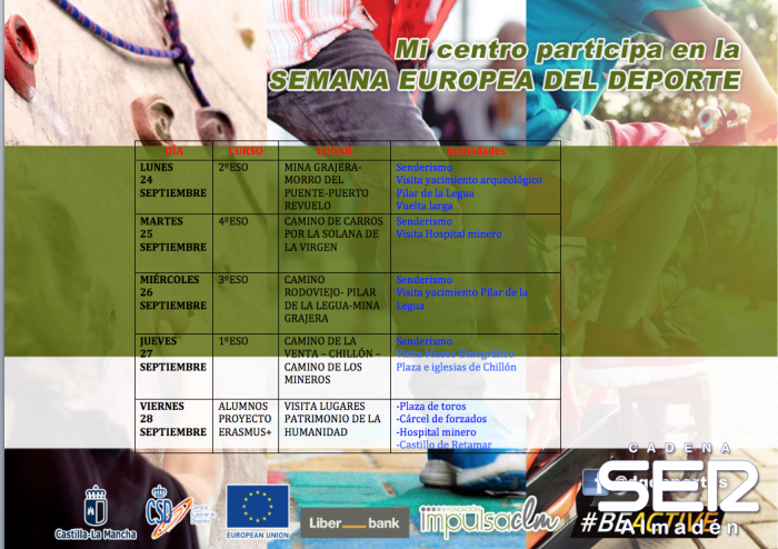 La Semana Europea del Deporte también se celebra en Almadén