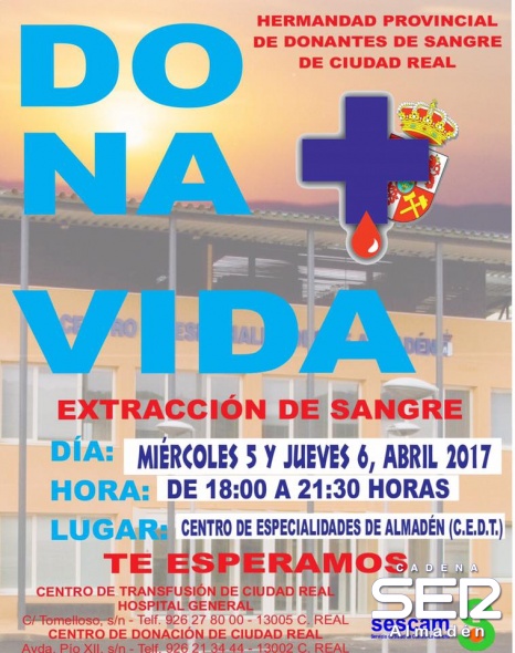 Donaciones de sangre en Almadén