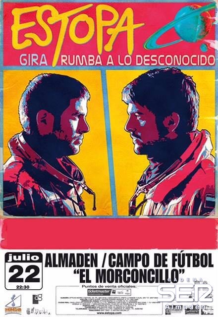 Hoy se ponen a la venta las entradas para el concierto de Estopa en Almadén del próximo 22 de julio