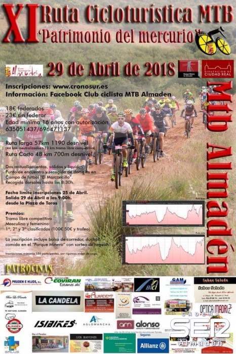 XI Ruta Cicloturística MTB Patrimonio del Mercurio