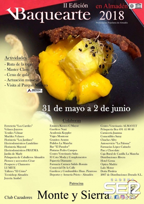 Llega a Almadén la II edición de VBaquearte del 31 de mayo al 2 de junio