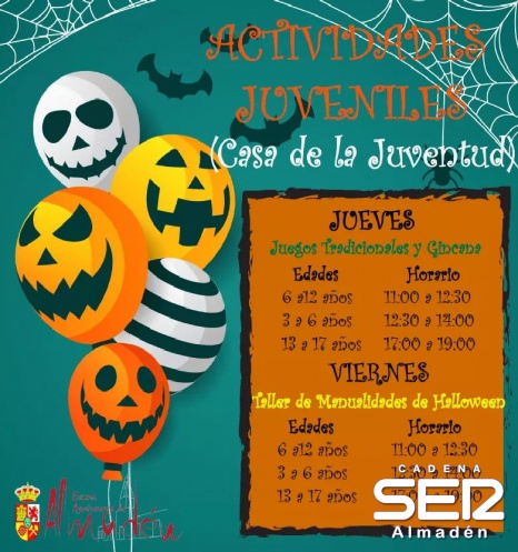 Actividades juveniles en la casa de la juventud