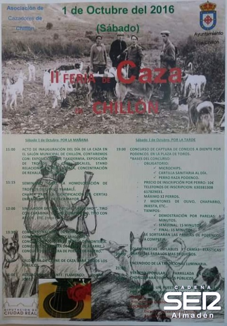 Chillón celebra este sábado la II Feria de la Caza de la comarca Montesur