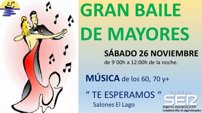 la UDP organiza actividades de baile todos los sábados en Almadén