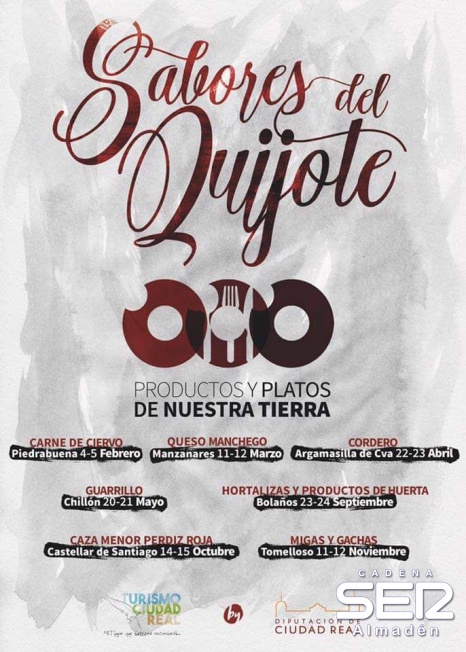 El 20 y 21 de mayo llegan a Chillón Los Sabores del Quijote