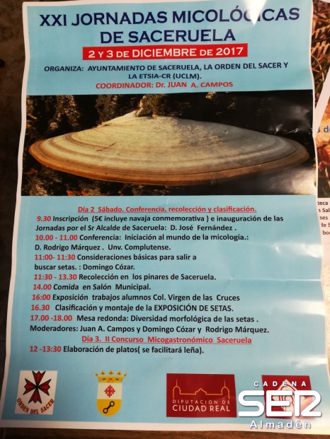 Las jornadas micológicas de Saceruela cumplen su XXI edición