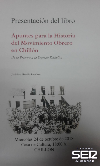 Jerónimo Mansilla presenta "Apuntes para la historia del movimiento obrero en Chillón"