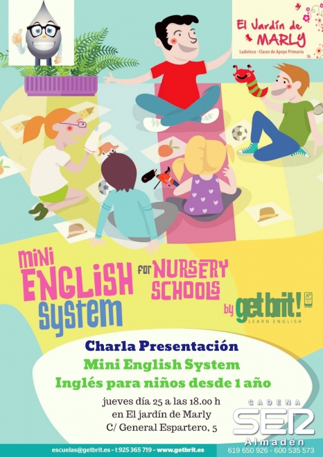 Charla presentación del curso de inglés para niños desde 1 año