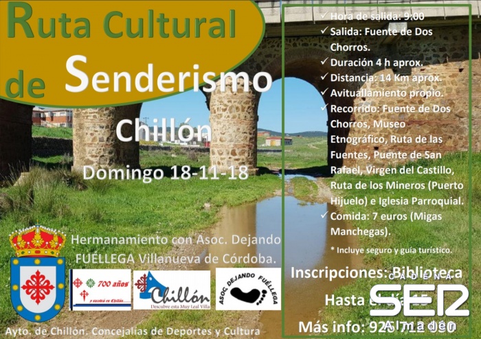 Ruta de senderismo en Chillón