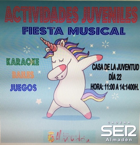 Actividades Juveniles en Almadén el sábado 22