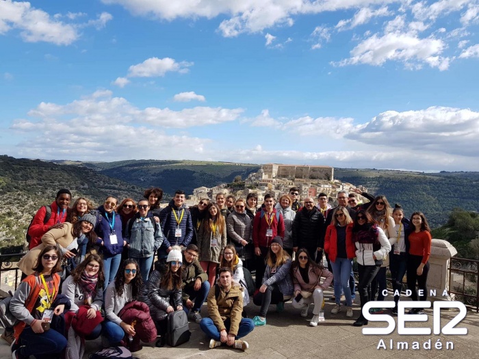 Alumnos del IES Picasso de Almadén viajan a Sicilia con el "Erasmus +"