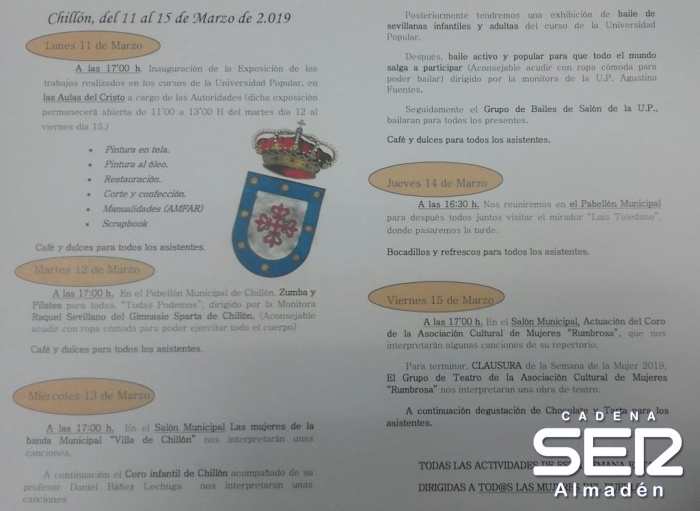 Semana de la Mujer Chillón 2019