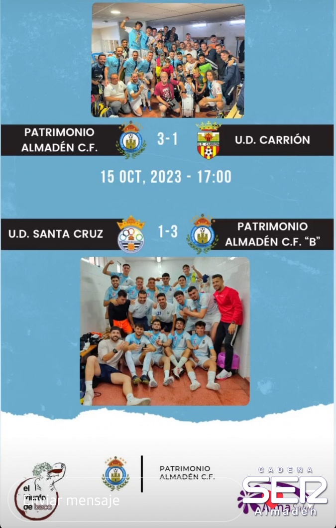 Primera victoria del Patrimonio Almadén en Preferente