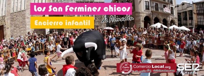 Llegan a Almadén los San Fermines Chicos