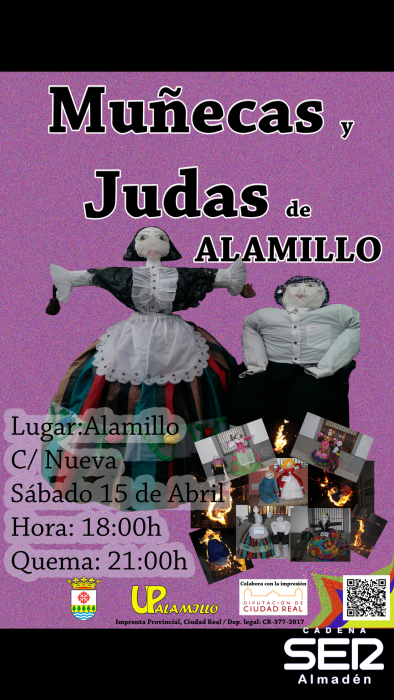 LLegan las Muñecas y Judas a Alamillo, ancestral tradición