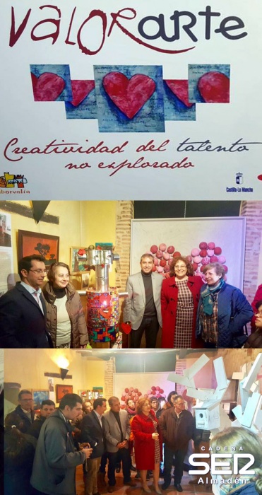 La exposición "Valorarte" puede verse hasta el 22 de marzo en Almadén

