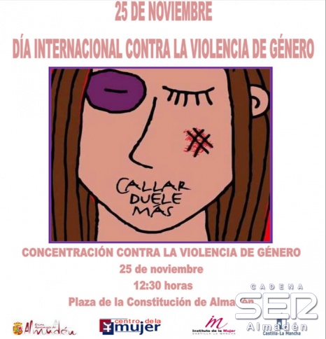 Almadén se concentrará para la eliminación de la violencia contra las mujeres