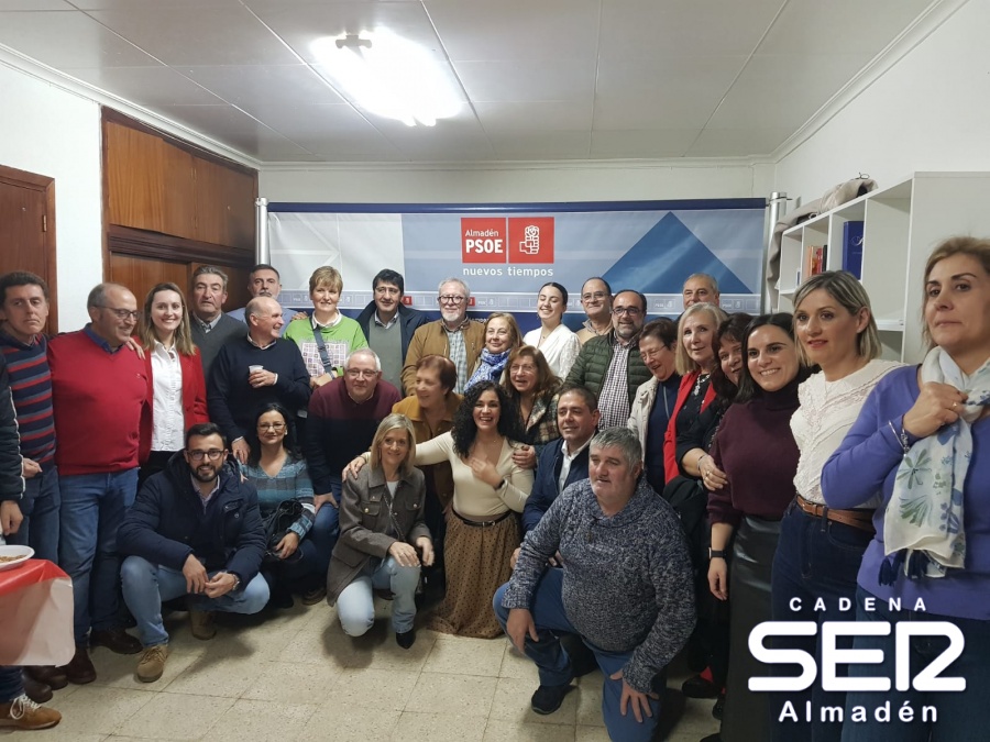 Caballero felicita la Navidad a los militantes socialistas de la Comarca de Almadén