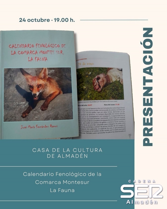 Mañana se presenta un libro sobre la fauna de Montesur