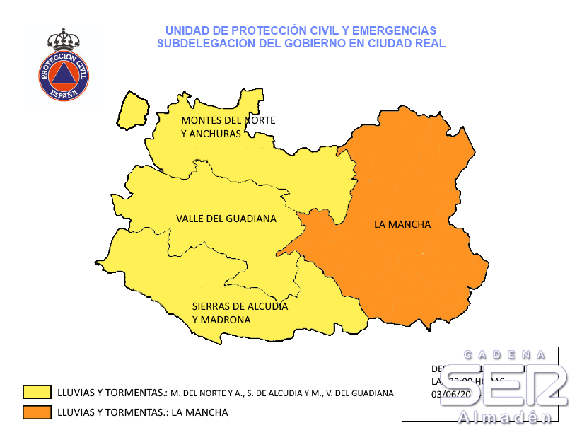 Esta Tarde se esperan lluvias y tormentas