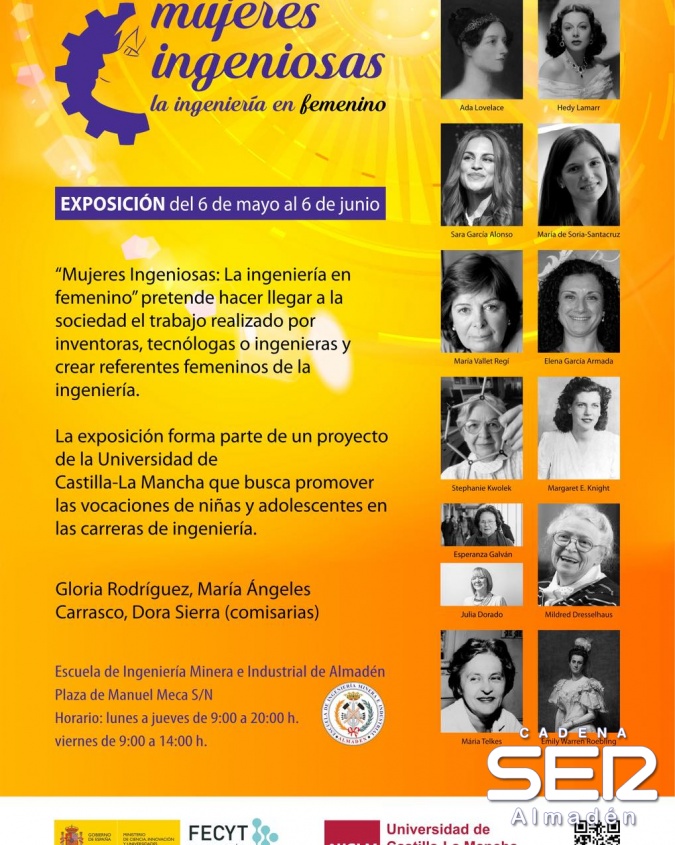 Ya puede verse en la EIMIA la exposición 'Mujeres Ingeniosas, la ingeniería en femenino”