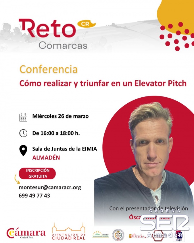 Entrevista Óscar Martínez, el presentador de TV estará en nuestra comarca el 26 de marzo