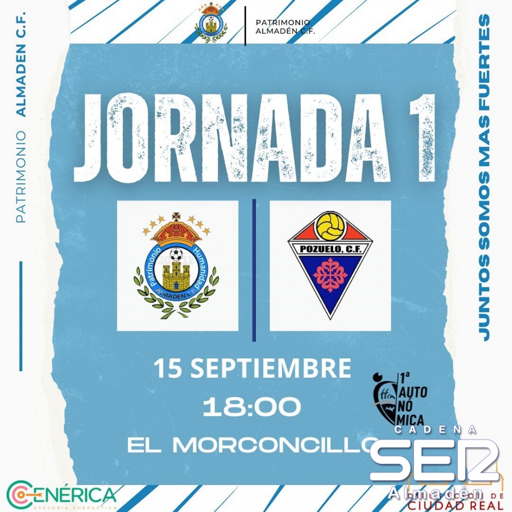 El Patrimonio Almadén CF comienza la temporada en Primera Autonómica este domingo