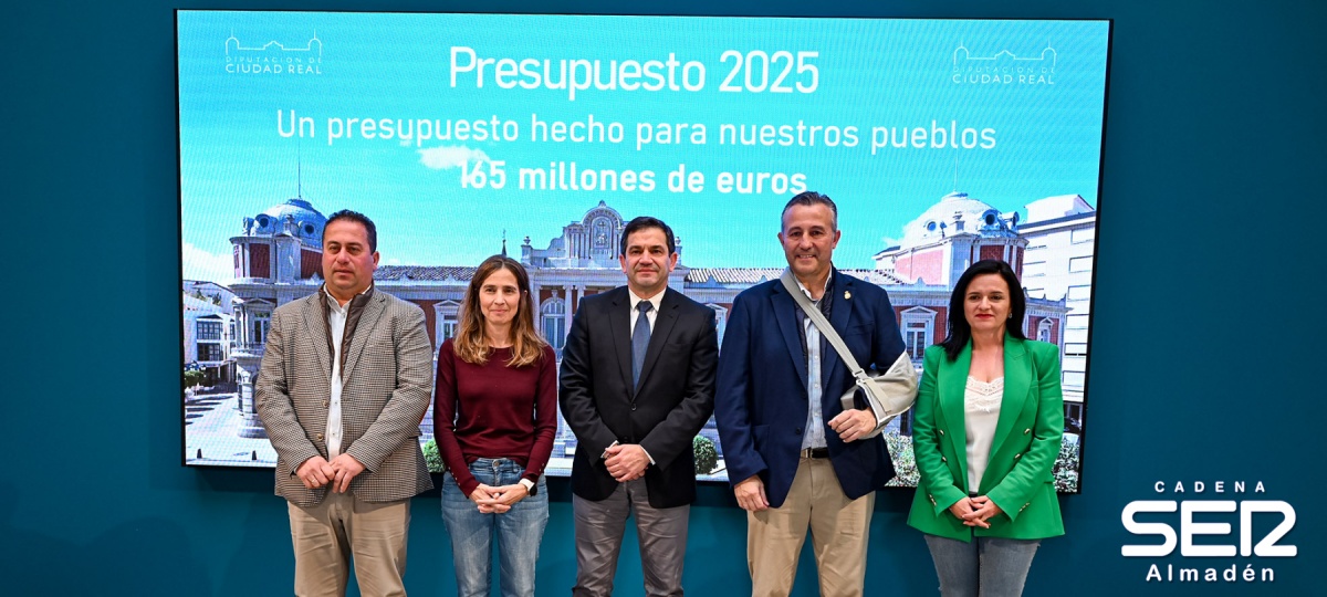 Valverde presenta el mayor presupuesto de la historia de la Diputación con 165 millones