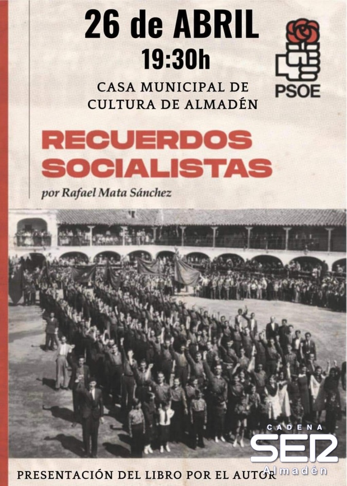 PSOE Almadén celebra dos actos esta semana en su 95º aniversario