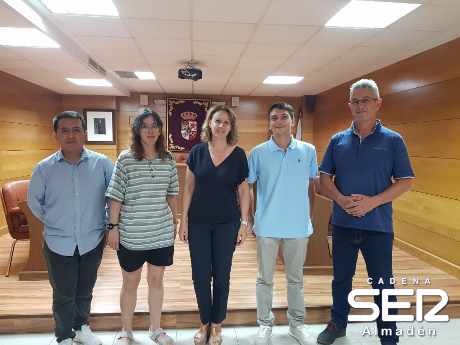 Tres estudiantes realizan sus prácticas en Almadén gracias a UCLM Rural