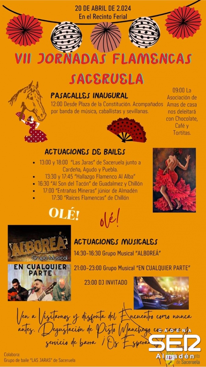Llegan las VII Jornadas Flamencas a Saceruela